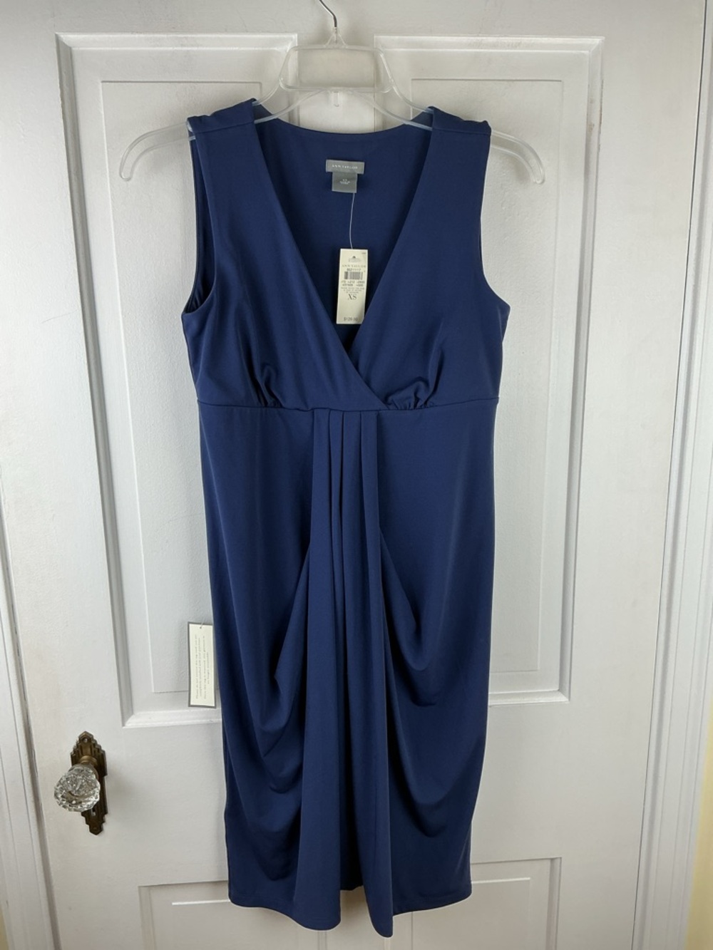 Ann Taylor V-neck Sheath Dress Empire Waist NWT